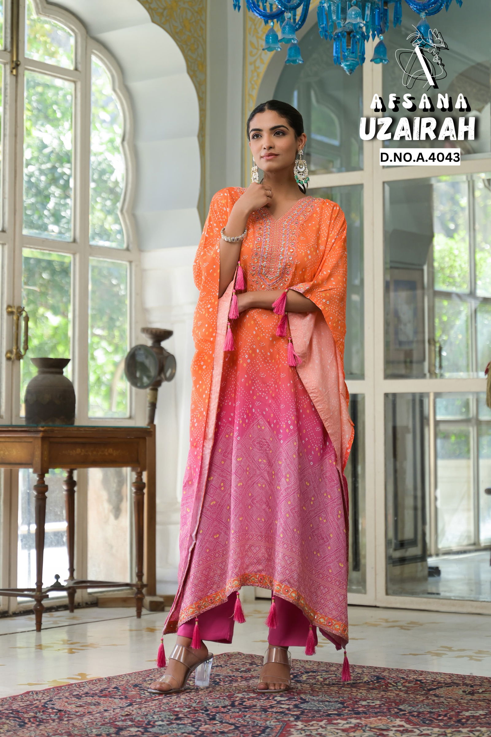 Uzairah By  Afsana Pure Viscous Kaftan Wholesale Suppliers In Mumbai